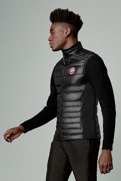 Chamarras Canada Goose Hombre Outlet - Hybridge Lite Chalecos Negros DF1029854